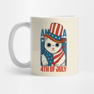 America 4th Of July Mug